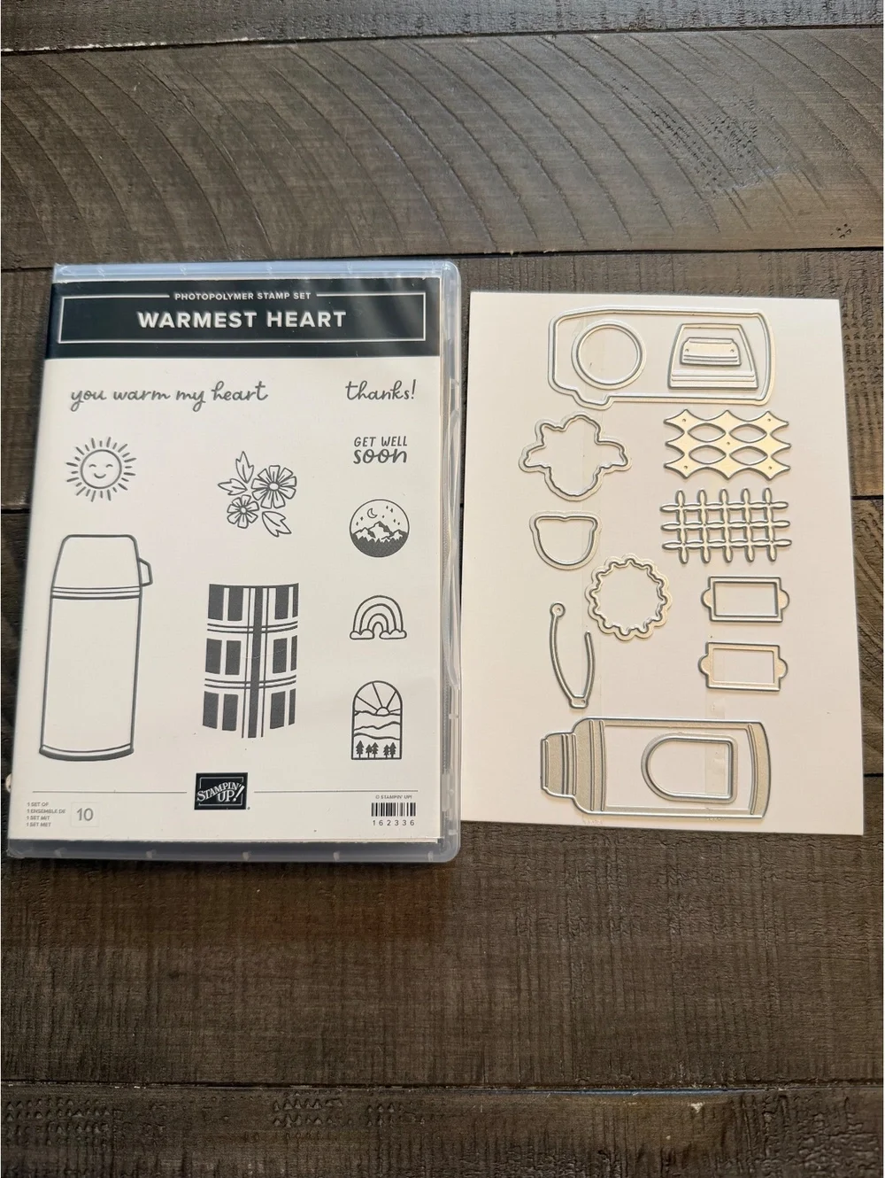 Stampin’ Up Warmest Heart stamp set and Warmest Heart Dies die cut set
